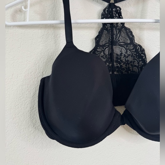 Wacoal Women's Lace Impressions Racerback Front Close Contour Bra Sz 34DD - Picture 4 of 6